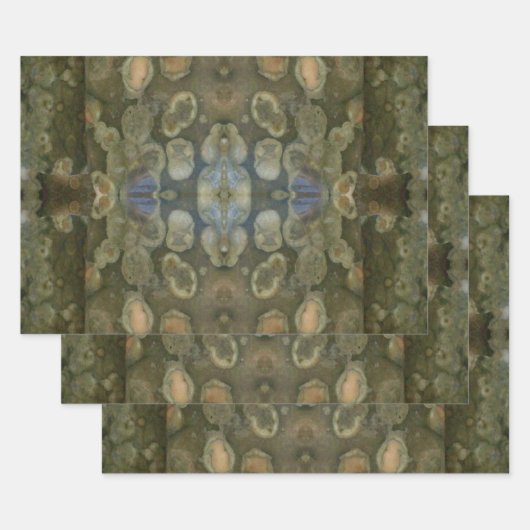 Ocean Zee Marine Sediment Gemstone Boxed Pattern Inpakpapier Vel (Set)