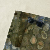 Ocean Zee Marine Sediment Gemstone Boxed Pattern Strandlaken (In situ)