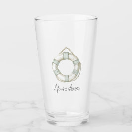 Ocean Zee Mint Witte Ronde Drijvende Inrichting Glas