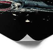 Ocean Zee Monster Hunting Megalodon Scuby Diver Gi Poster (Hoek)