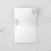 Ocean Zee Octopus baby boy Happy Birthday Kaart (Binnen)