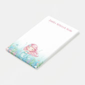 Ocean Zee Onderwater Zeemeermin Gepersonaliseerde  Post-it® Notes (Schuin)