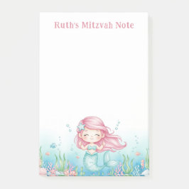 Ocean Zee Onderwater Zeemeermin Gepersonaliseerde  Post-it® Notes