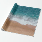 Ocean Zee Sand Shore Cadeaupapier (Uitgerold)