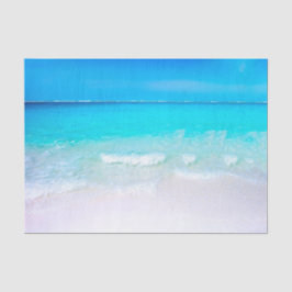 Ocean Zee Scene Blue Business Tissuepapier