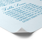 Ocean Zee Schildpad, Zee Blue Beach Zitkaart Poster (Hoek)