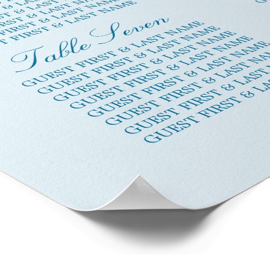 Ocean Zee Schildpad, Zee Blue Beach Zitkaart Poster (Hoek)