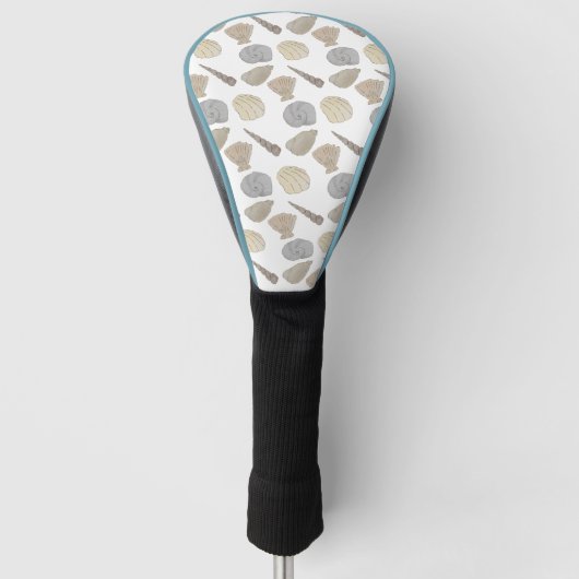 Ocean Zee Shell Pattern Golfheadcover (Voorkant)