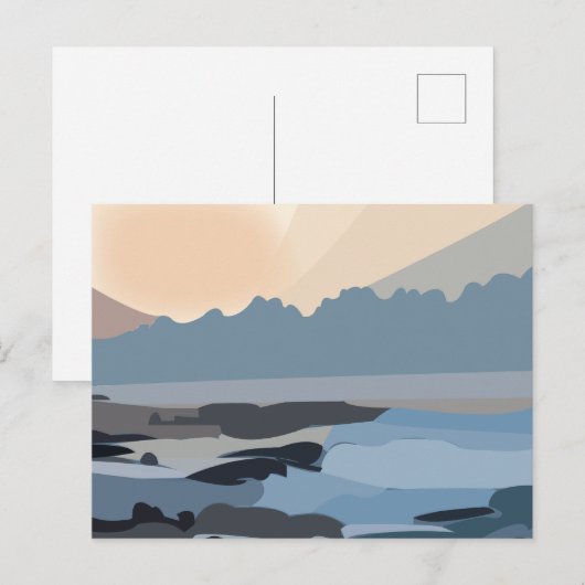 Ocean Zee Sky Natuur Briefkaart (Voorkant / Achterkant)