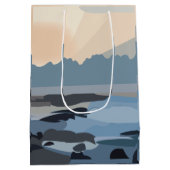 Ocean Zee Sky Natuur Medium Cadeauzakje (Achterkant)