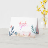 Ocean Zee Turtle Girls Dank je wel Kaart (Gele Bloem)