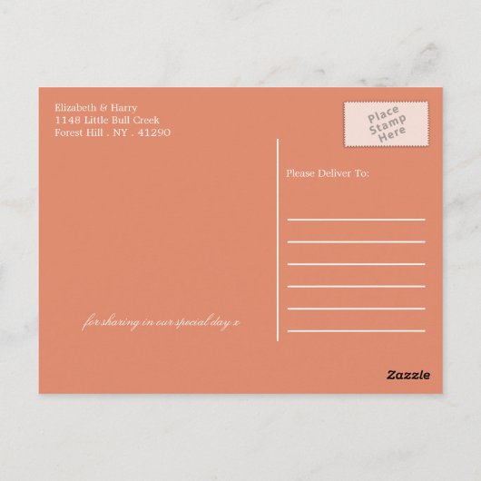 Ocean Zee Turtle, Soft Coral Beach Dank u Briefkaart (Achterkant)