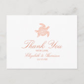 Ocean Zee Turtle, Soft Coral Beach Dank u Briefkaart (Voorkant)