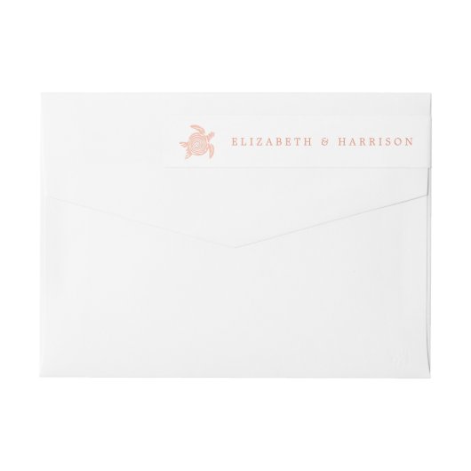 Ocean Zee Turtle, Soft Coral Beach Wedding (Achterkant)