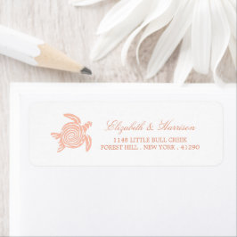 Ocean Zee Turtle, Soft Coral Beach Wedding Etiket