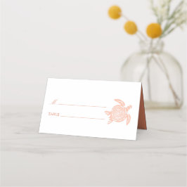 Ocean Zee Turtle, Soft Coral Beach Wedding Plaatskaartje