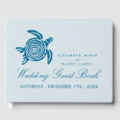 Ocean Zee Turtle, Zee Blue Beach Wedding Gastenboek (Voorkant)