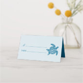 Ocean Zee Turtle, Zee Blue Beach Wedding Plaatskaartje (Voorkant)