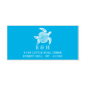 Ocean Zee Turtle Zelfinktende Stempel (Design)