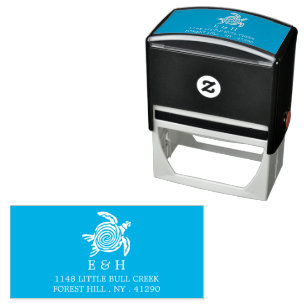 Ocean Zee Turtle Zelfinktende Stempel