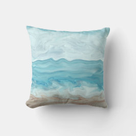 Ocean Zee Uitzicht 267 turquoise blauw Kussen