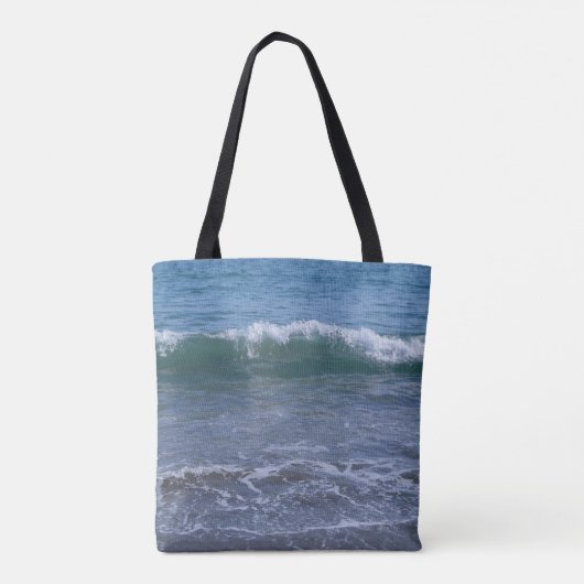Ocean Zee Wave Beach Canvas tas (Achterkant)