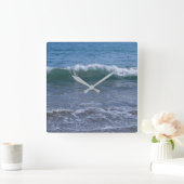 Ocean Zee Wave Beach Wall Clock Vierkante Klok (Huis)