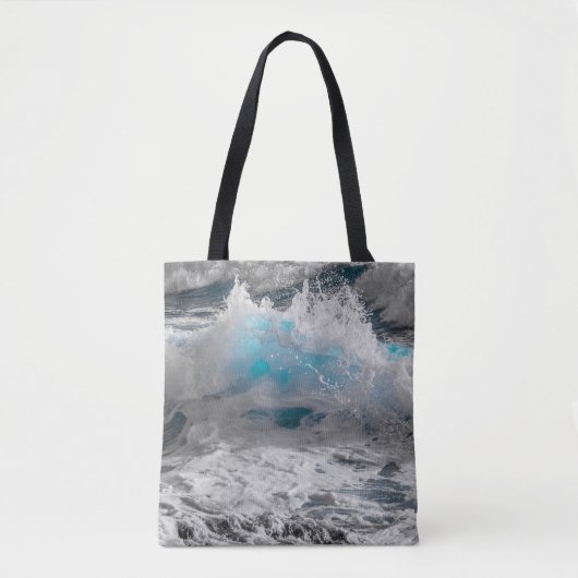 Ocean Zee Wave Canvas tas (Voorkant)