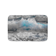 Ocean Zee Wave Foam Bath Mat