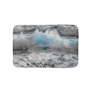 Ocean Zee Wave Foam Bath Mat