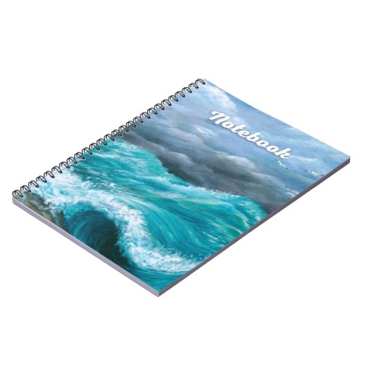 Ocean Zee Wave Storm 244 Notitieboek (Linkerzijde)