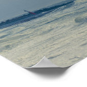 Ocean Zee Waves Stormy Weather Pier Poster (Hoek)