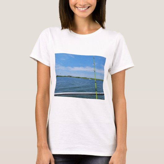 Ocean zee zeilen vissen T-shirt (Voorkant)