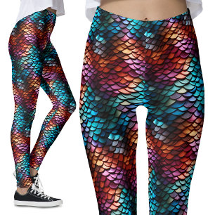 Ocean Zeemeermin staart schalen Vis Kostuum Party Leggings