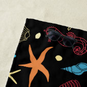 Ocean Zeeschelpen Zeesterren & Zeepaardje Zee Leve Strandlaken (In situ)