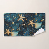 Ocean zeesterren patroon badkamer handdoek set (Handdoek)