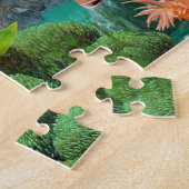Ocean zeilboot Zee dieren vis puzzel cadeau jongen (Zijkant)