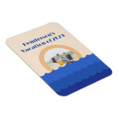 Ocean zonsondergang minimalistische scène magneet (Rechterzijde)