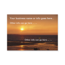 Ocean zonsondergang Visitekaartjes