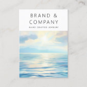 Ocean zonsopgang oorbel display kaart visitekaartje (Voorkant)