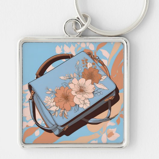 Oceana Floral Ai-kunst  Sleutelhanger (Voorkant)