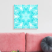 Oceana Mandala Canvas Afdruk (Insitu (Woonkamer))