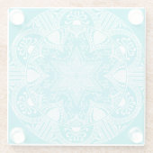 Oceana Mandala Glazen Onderzetter (Achterkant)