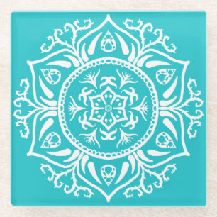 Oceana Mandala Glazen Onderzetter