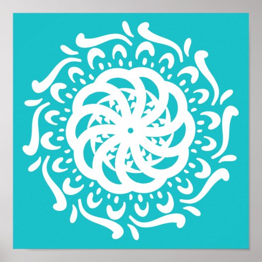 Oceana Mandala Poster (Voorkant)