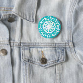 Oceana Mandala Ronde Button 5,7 Cm (In situ)