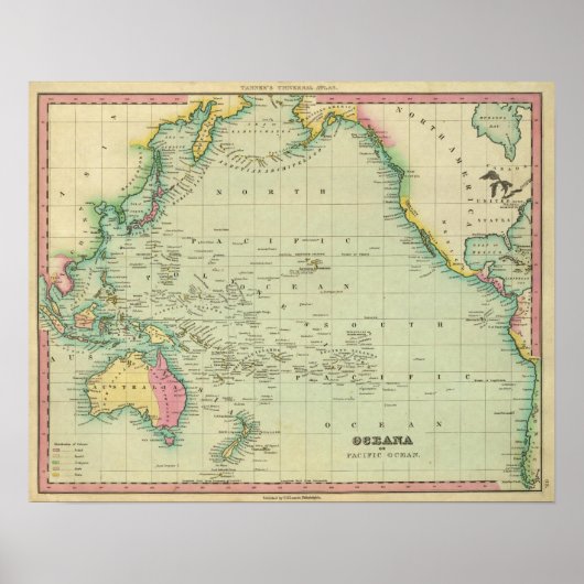 Oceana of Stille Oceaan Poster (Voorkant)