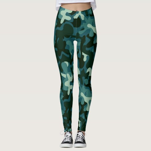 Oceana Signature Camo Leggings (Voorkant)