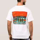 OceanAWEgraaf T - shirts door MOversnelling voor j (Achterkant)