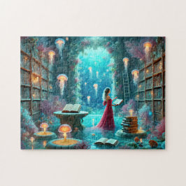 Oceanbibliothecaris Onderwaterbibliotheek Kwallen Legpuzzel